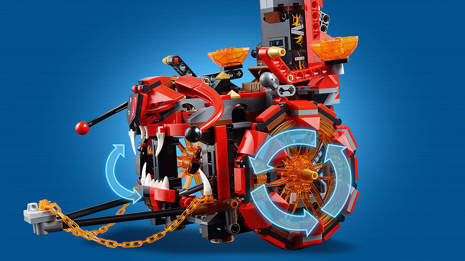 Klocki LEGO 70316 POJAZD ZŁA JESTRO – RIK-zabawki